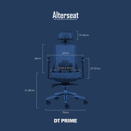 DT Prime™ (Donati®️ Edition) Gold Standard Ergonomic Chair