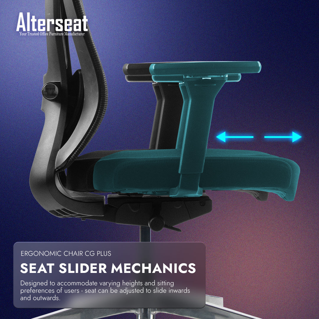 CG Plus Ergonomic Chair (with Seat Slider)